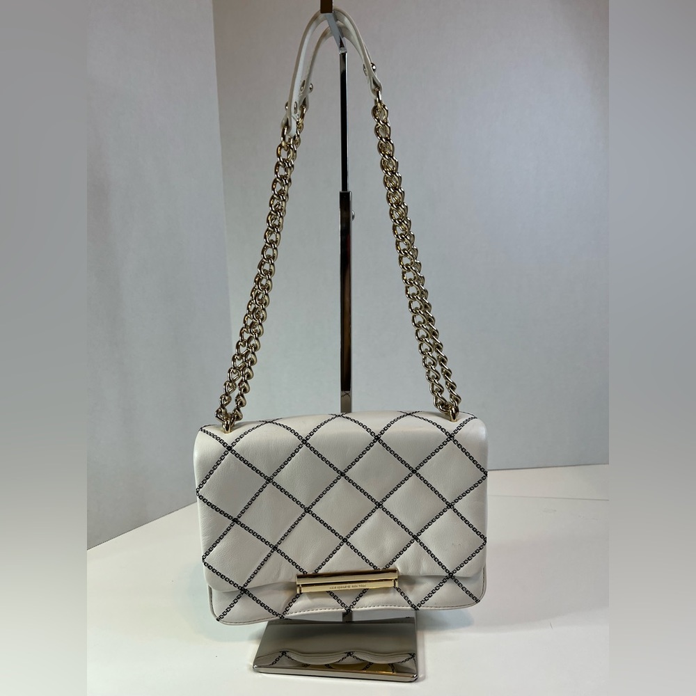 Kate Spade New York Emerson Place Lawren Shoulder Bag Cement w/Black stitching